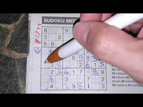 Unbelievable, only one regular Sudoku! (#1744) Medium Sudoku puzzle. 10-13-2020