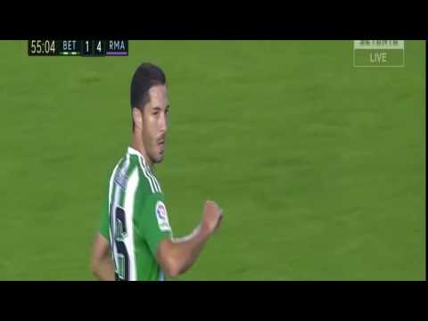 Real Betis vs Real Madrid 1 4 Gol de Alvaro Cejudo Goal La Liga 15 10 2016 1080p