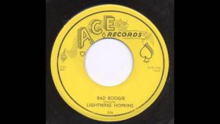 LIGHTNING HOPKINS - BAD BOOGIE - ACE