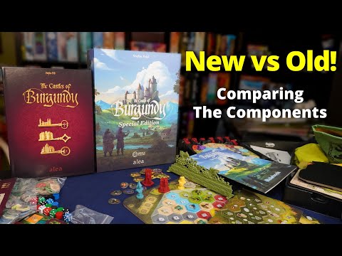 Comparing the New Castles of Burgundy Special Edition to the 20th Anniversary Edition