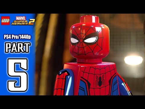 LEGO Marvel Super Heroes 2 Walkthrough PART 5 (PS4 Pro) No Commentary @ 1440p HD ✔