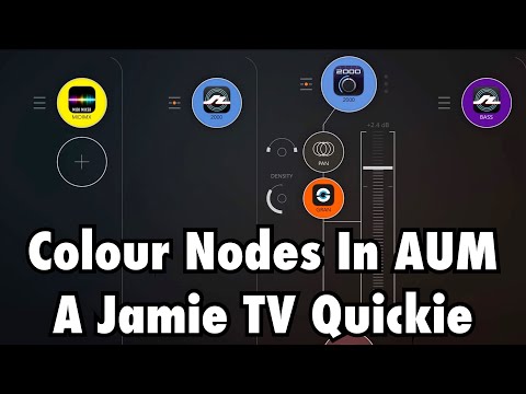 How To Add Colour To AUM Nodes - an iOS Music Quick Tip
