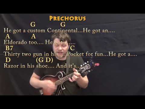 Bad Bad Leroy Brown (Jim Croce) Mandolin Cover Lesson with Chords/Lyrics