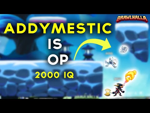 NERF ADDYMESTIC! Brawlhalla Player Montage #12 (insane strings, combos, 2000 iq plays...)