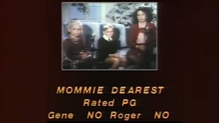 Siskel & Ebert (1981) - Continential Divide | Only When I Laugh | Body Heat |  Mommie Dearest