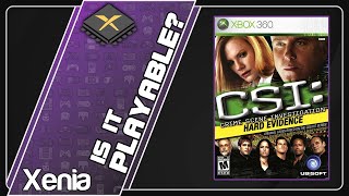 Is CSI: Hard Evidence Playable? Xenia Performance [Series X]