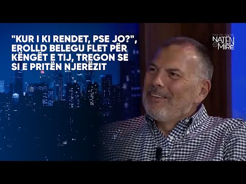 "Kur i ki rendet, pse jo?", Erolld Belegu flet për këngët e tij, tregon se si e pritën njerëzit