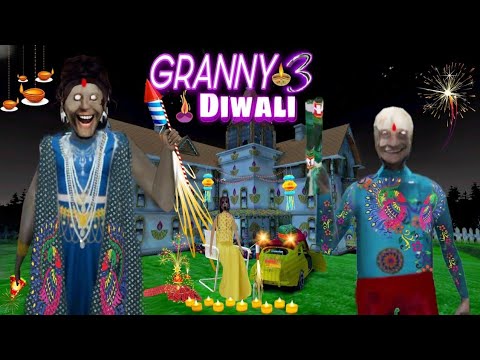 Granny diwali celebration in space/On vtg!