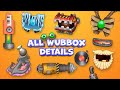 ALL Wubbox Details Construction MSM ANIMATION My Singing Monsters