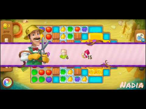 Gardenscapes Level 2717. No Boosters used