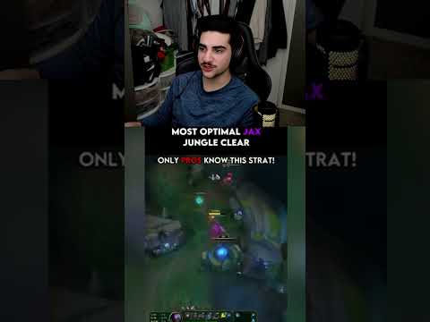 MOST OPTIMAL JAX JUNGLE CLEAR IN LEAGUE OF LEGENDS #shorts