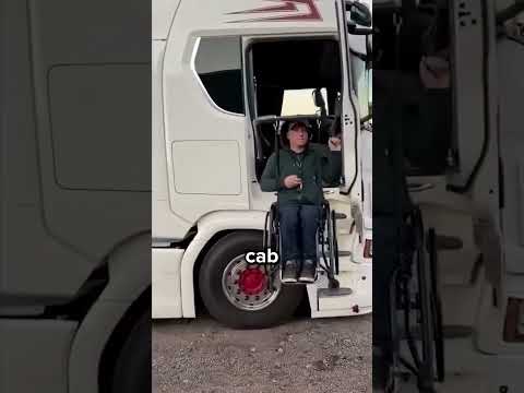 He Drives Trucks In A Wheelchair