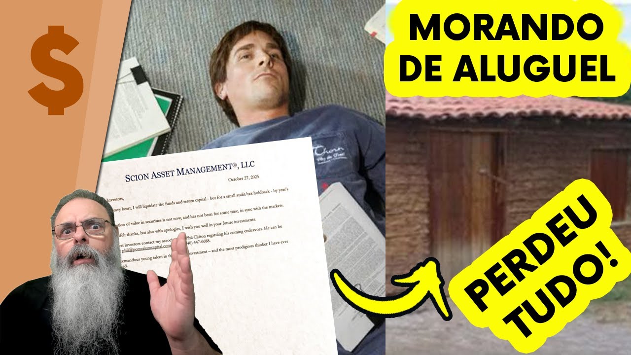 MICHAEL BURRY faz APOSTA BILIONÁRIA na BOLHA de AI mas FECHA seu FUNDO de INVESTIMENTO: PERDEU TUDO?