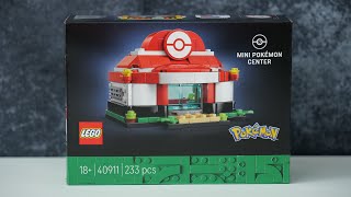 LEGO Pokémon 40911 Mini Pokémon Center - LEGO Speed Build Review