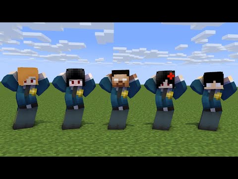 MONSTER SCHOOL : CHICKEN WING MEME POLICE HEROBRINE FAMILY - MINECRAFT ANIMATION