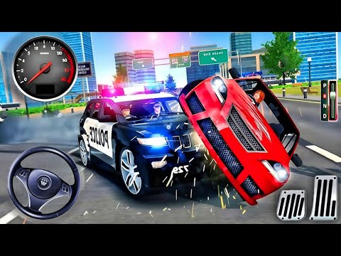 Police Car Chase Simulator 3D Game - Real Cop Cars Driving Simulator 2025 - Android GamePlay