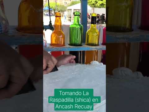 Tomando  Raspadilla en  Recuay Ancash Peru