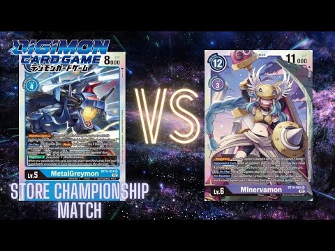 Blue Flare vs Minervamon Store Championship match
