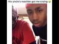 Guy Coughs Then Wipes It On Uncles Face