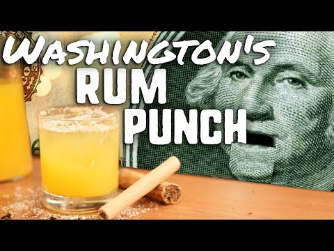 Martha Washington's Rum Punch Recipe