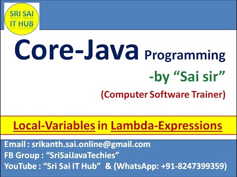 Java Local Variables In Lambda Expressions In Java11 Java Local Variables Lambda Expressions 367