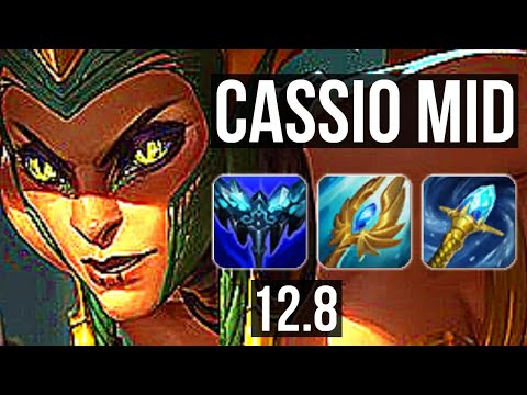 CASSIOPEIA vs GALIO (MID) | Rank 3 Cassio, 6/2/9, 500+ games, Rank 12 | EUW Challenger | 12.8