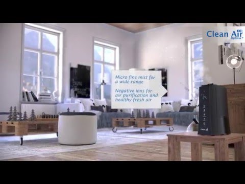 Oro drėkintuvas „Clean Air Optima“ DRĖKINTUVAS SU JONIZATORIUMI/CA-603 „CLEAN AIR OPTIMA“ video