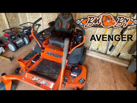 54” BAD BOY ZT AVENGER OVERVIEW. Bad boy zero turn mower.