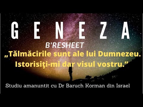 Geneza 40  „Tălmăcirile sunt ale lui Dumnezeu. Istorisiţi-mi dar visul vostru.”