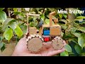 How To Make Mini Tractor How To Make Simple RC Tractor Cardboard Tractor Science Project