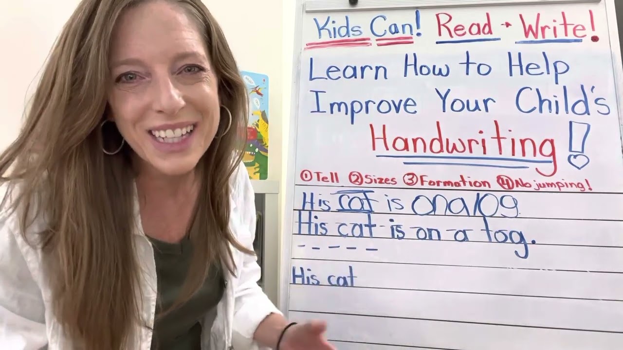 Learn how to help improve your child’s handwriting (quickly)!!!