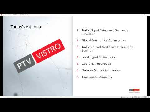 [PTV Talks] PTV Vistro Episode 3 - Signal Optimization