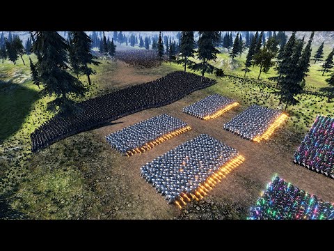 Golden Knights Lay Siege To The Castle Ultimate Epic Battle Simulator UEBS