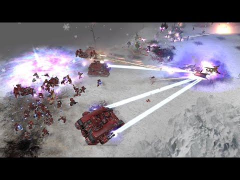 Space Marines vs Dark Eldar - Bloodline Mod - Warhammer 40K Dawn Of War Soulstorm