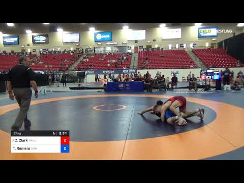 2018 Marine Corps US Open/Senior Men's Freestyle 61 Rnd Of 32 - Cory Clark (TMWC) Vs. Timothy Rome