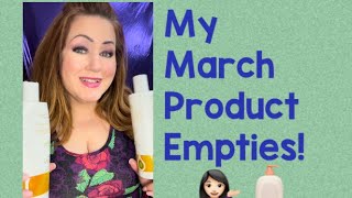 My March Product Empties
