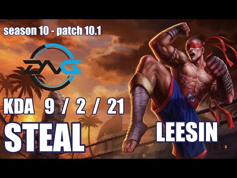 【韓国サーバー/VS FPX DUO】DFM STEAL リーシン(Leesin) VS FPX TIAN キヤナ(Qiyana) JG - Patch10.1 KR Ranked【LOL】