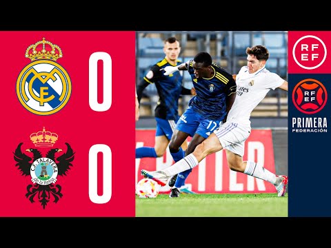 RESUMEN #PrimeraFederación | Real Madrid Castilla 0-0 CF Talavera de la Reina | Grupo 1 | Jornada 16