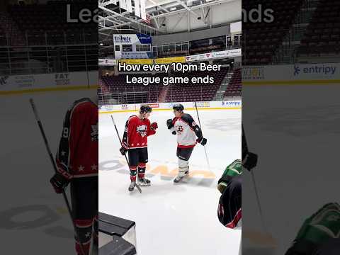 How every beer league game goes! 😂🏒 #hockey