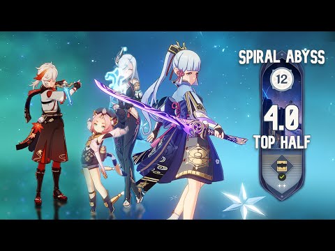 C0 Ayaka Mono Cryo | 4.0 Fontaine Abyss Floor 12 Top Half (Continuous)