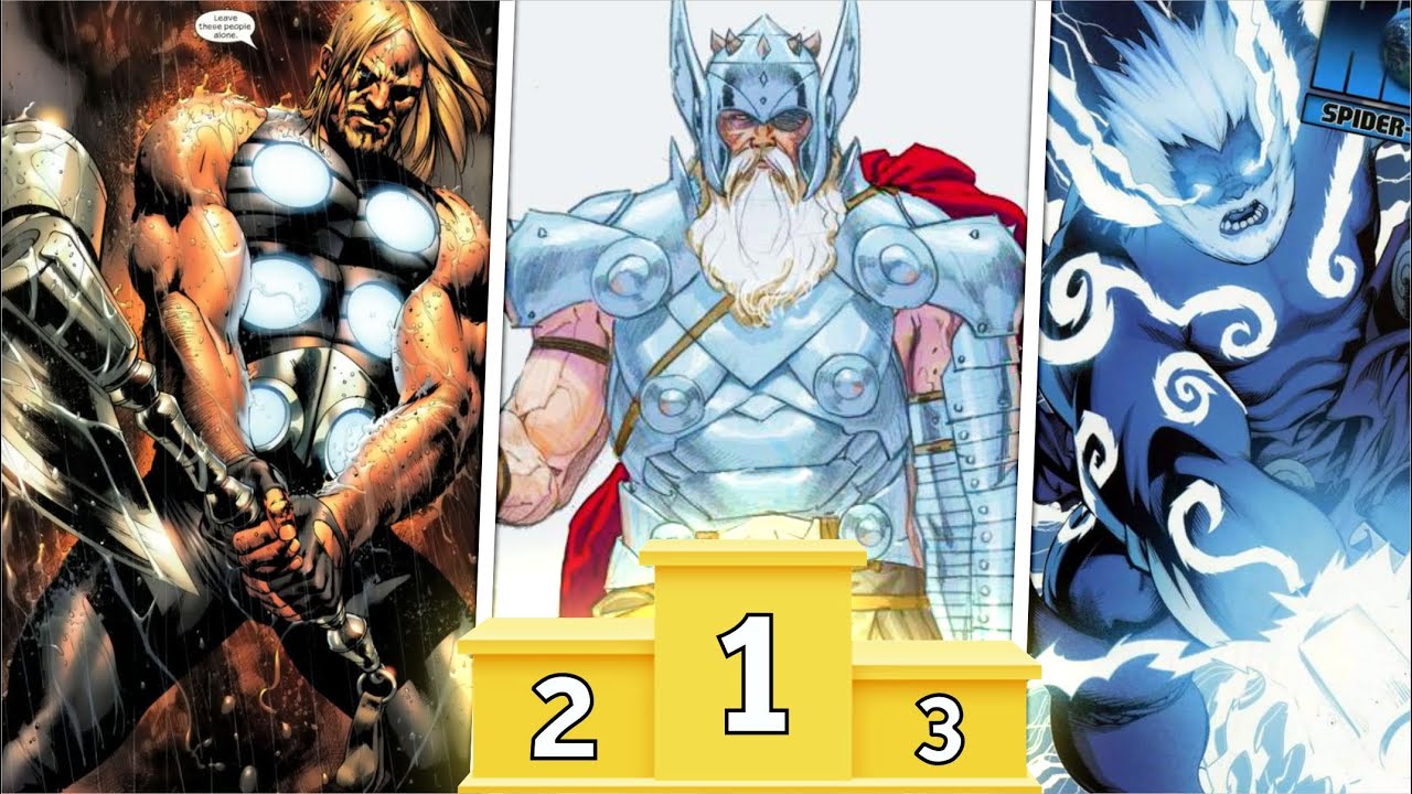 RANKING! Todos os THORs em Ordem NÍVEL DE PODER