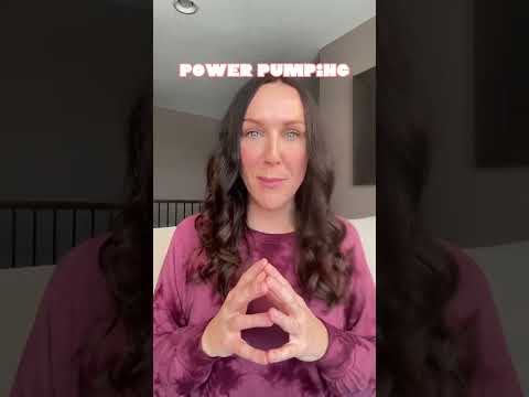 POWER PUMPING 💪🏻 #breastpump #breastmilk #breastfeeding #postpartumlife #newbaby #clusterfeeding
