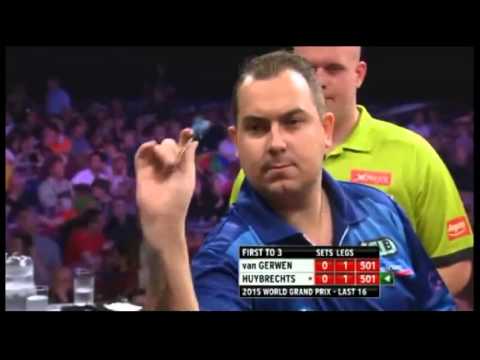 2015 World Grand Prix Round 2 van Gerwen vs K.Huybrechts  pt 1