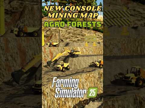 Farming Simulator 25: Console Mining Just Got INSANE! (Argo Forests) #farmingsimulator25 #shorts