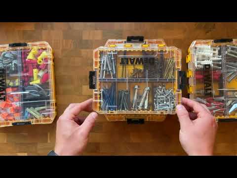 Most Versatile Small Fastener/Tool/Part Organizer: DEWALT Medium Tough Case Box (DWAN2190) Review