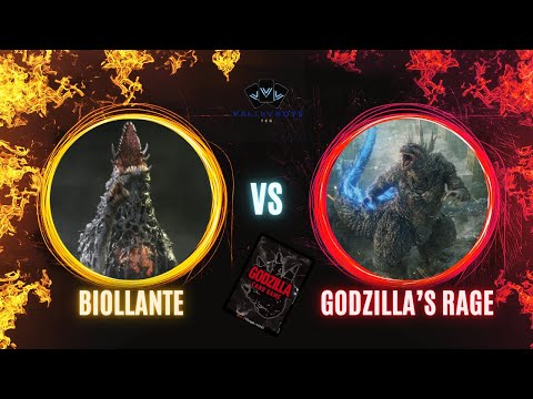Biollante VS Godzilla's Red Rage, Godzilla Card Game Set 2 Format Gameplay