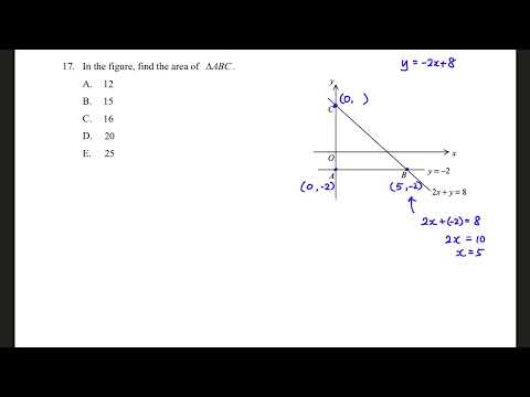 2000 CE Mathematics Paper 2 Q17
