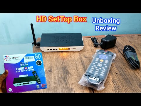LRIPL LR777 MPEG-4 Set Top Box HD Free Dish with Wi-fi Dongle | HD Setup Box