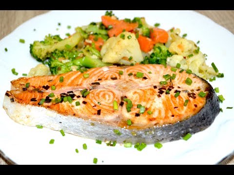 SALMÓN CON VERDURAS ,SIN HORNO!! Fácil y Saludable😋SALMON WITH VEGETABLES
