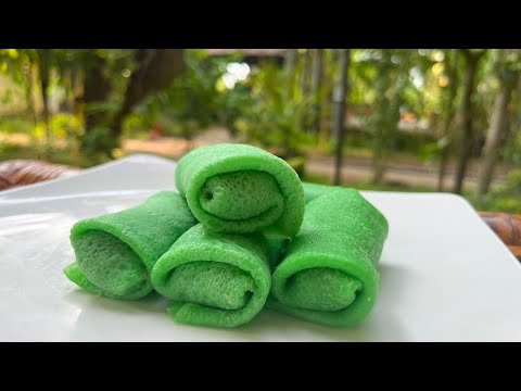 I Made the Famous Indonesian Coconut Pancakes in Bali | Dadar Gulung Recipe